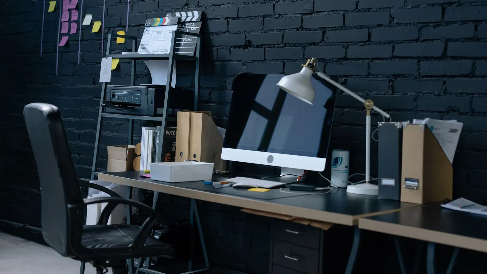 A creative agency office workspace